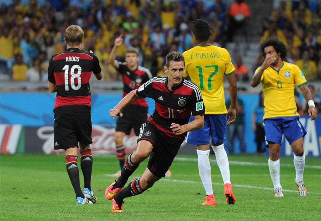 Miroslav Klose, líder goleador de la historia de los mundiales.