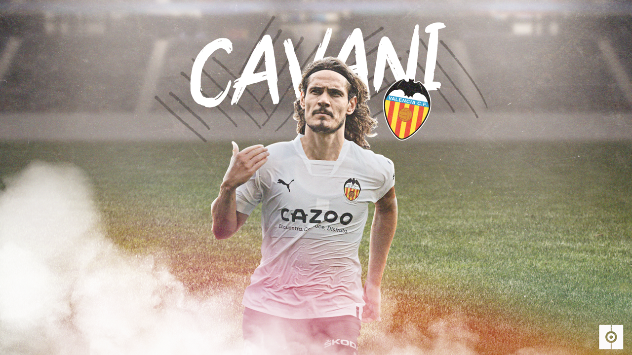 El Valencia CF le da la bienvenida a Cavani