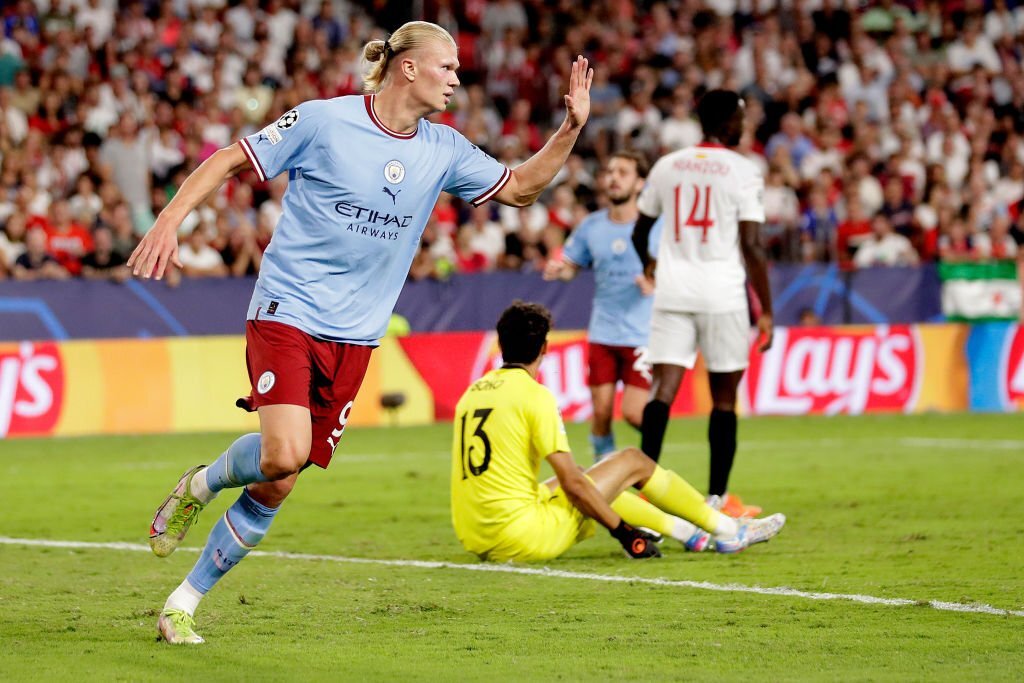 Erling Haaland ya suma 25 goles en 20 partidos de Champions League en su carrera