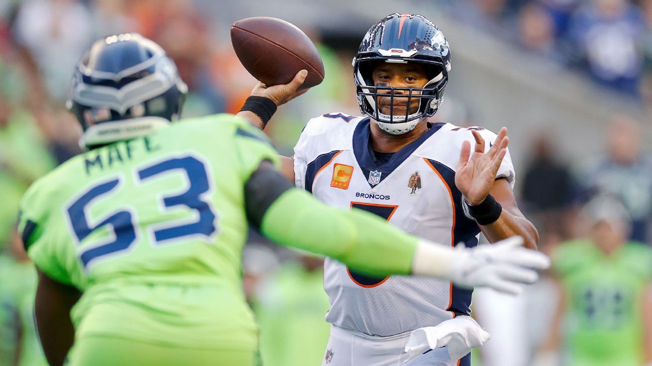 Russell Wilson vive una pesadilla en su regreso a Seattle: Broncos 16-17 Seahawks