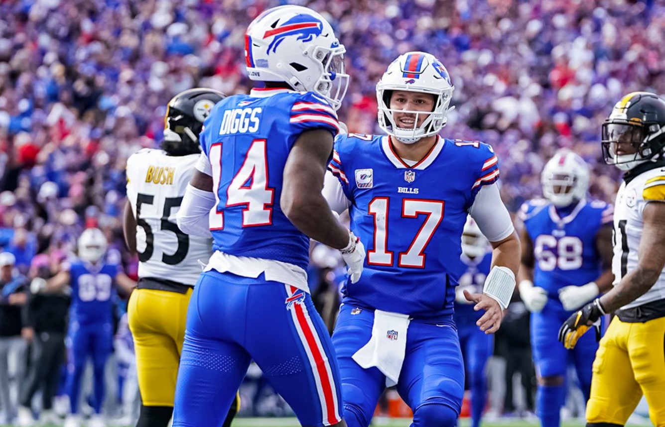 Josh Allen destroza a la defensiva de los Steelers y los Bills ganan 38-3