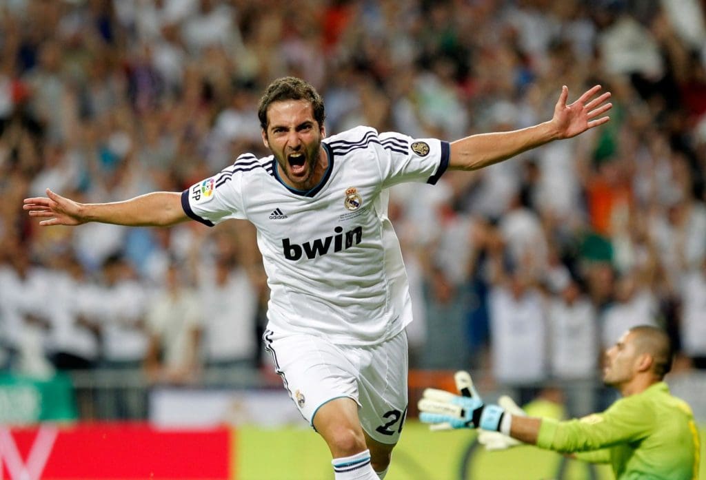 Gonzalo Higuaín con Real Madrid