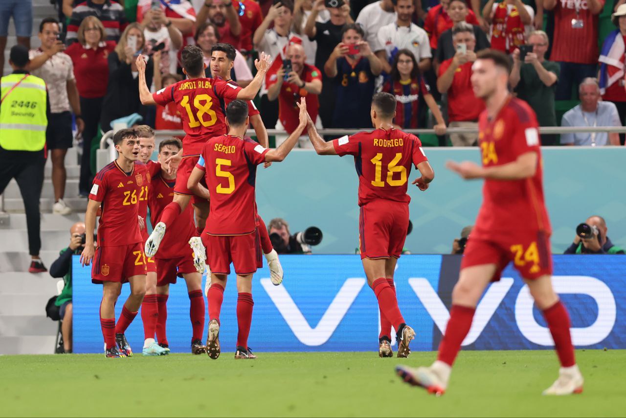 España logró una goleada histórica 7-0 ante Costa Rica