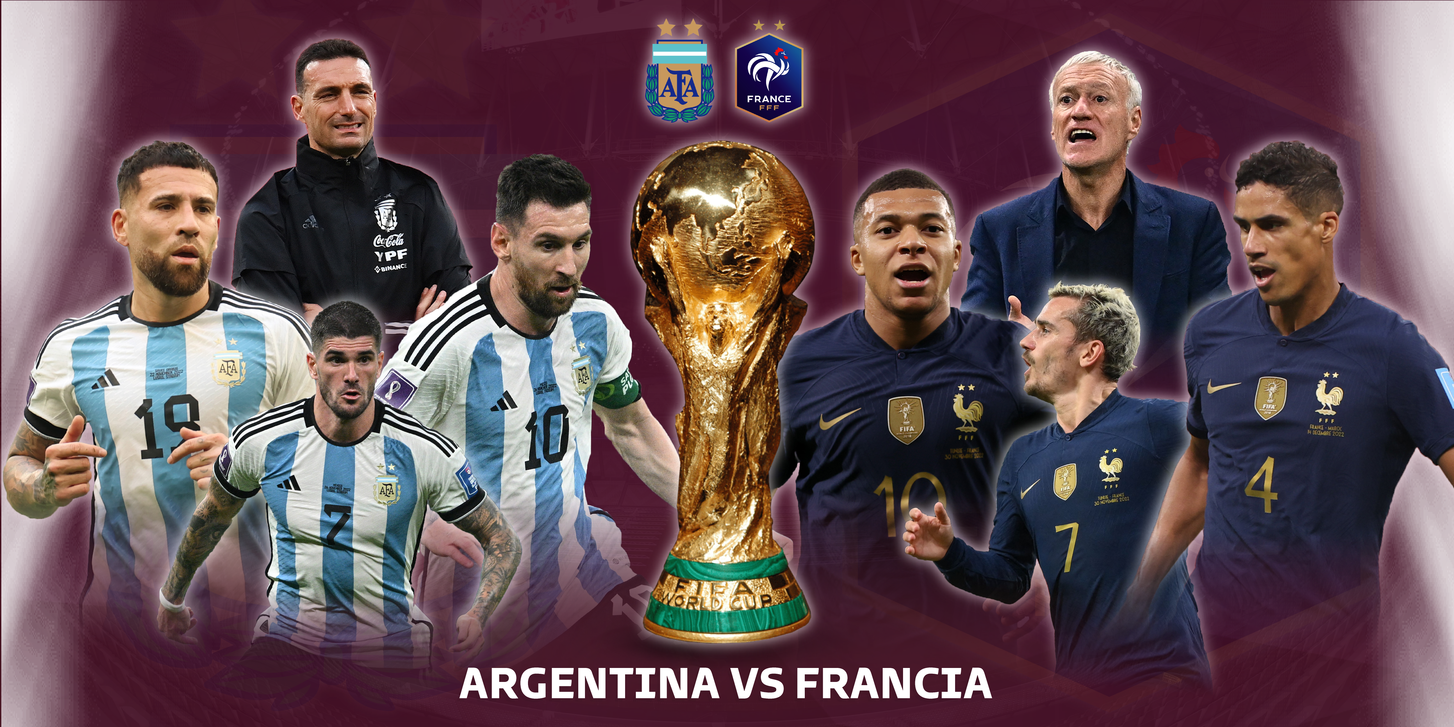 Argentina vs. Francia, la final de Qatar 2022: Messi enfrenta a su quimera en el reino de Mbappé