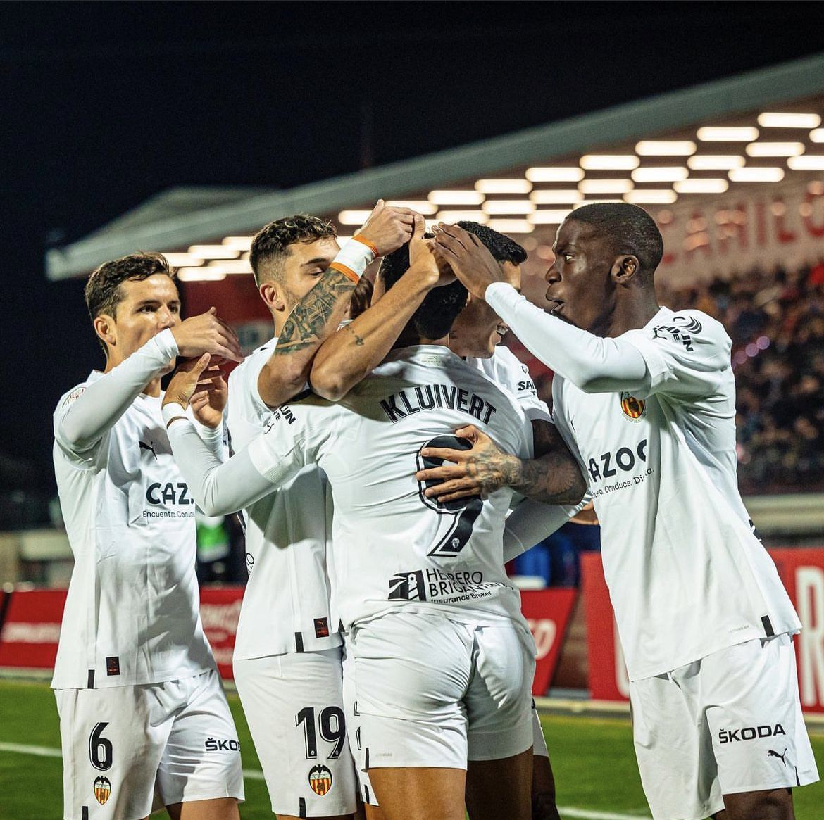 Victoria del Valencia CF en su debut en la Copa del Rey