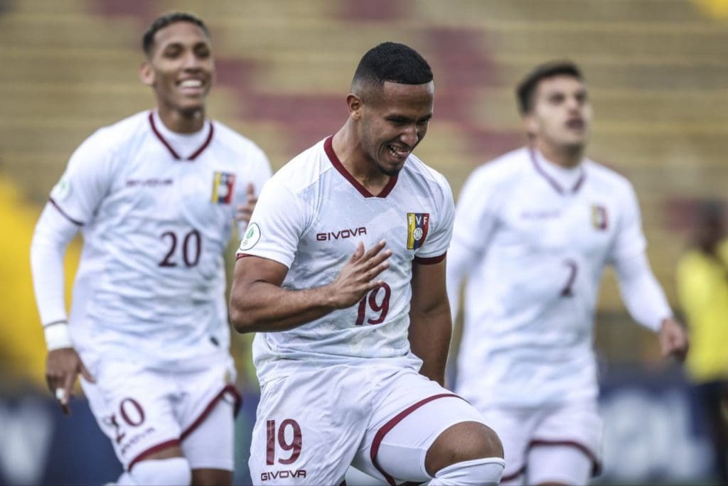 Brayan Alcócer marcó su quinto gol del Sudamericano sub 20.