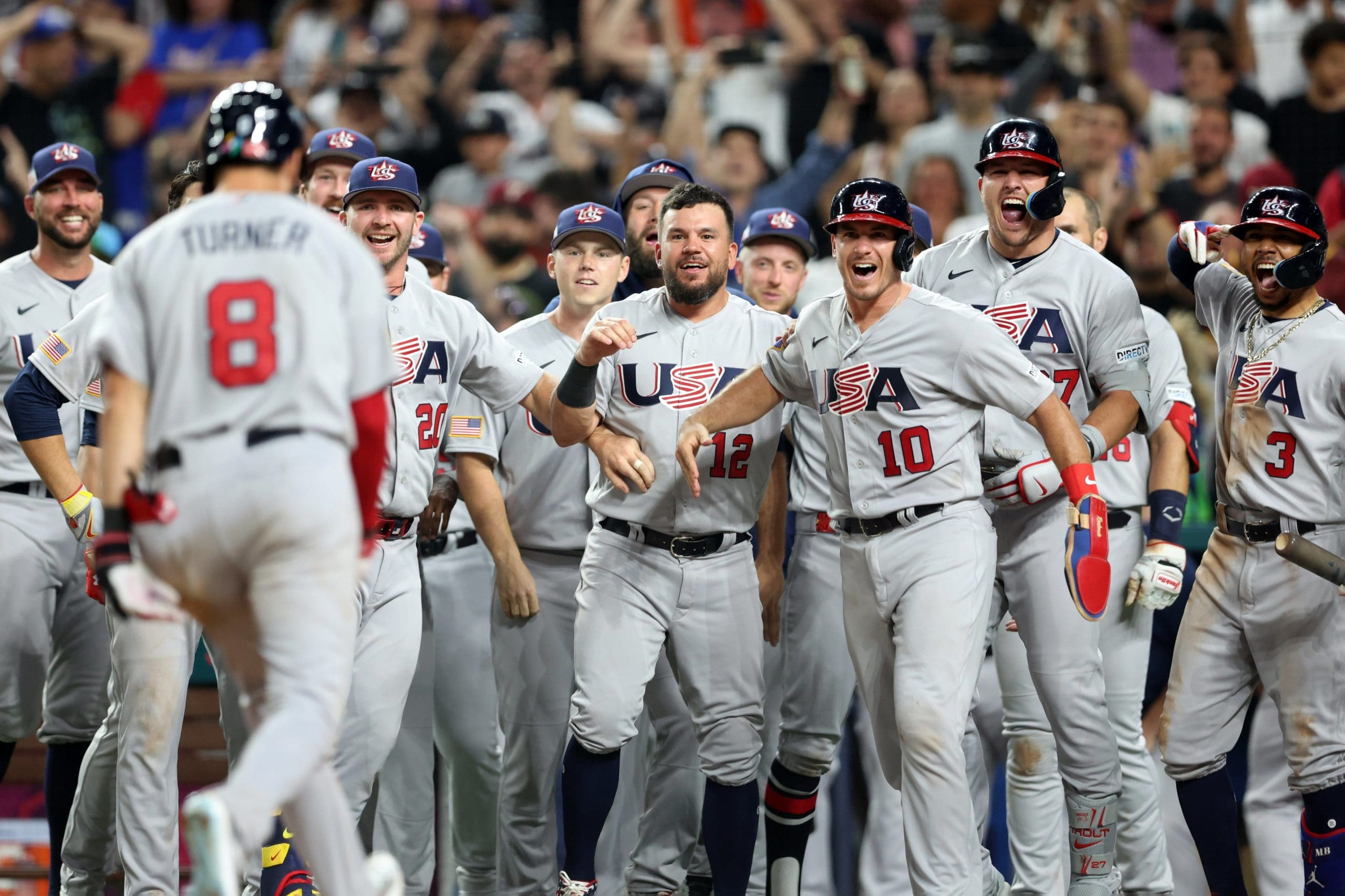 WBC 2023: USA venció a punta de batazos a Venezuela