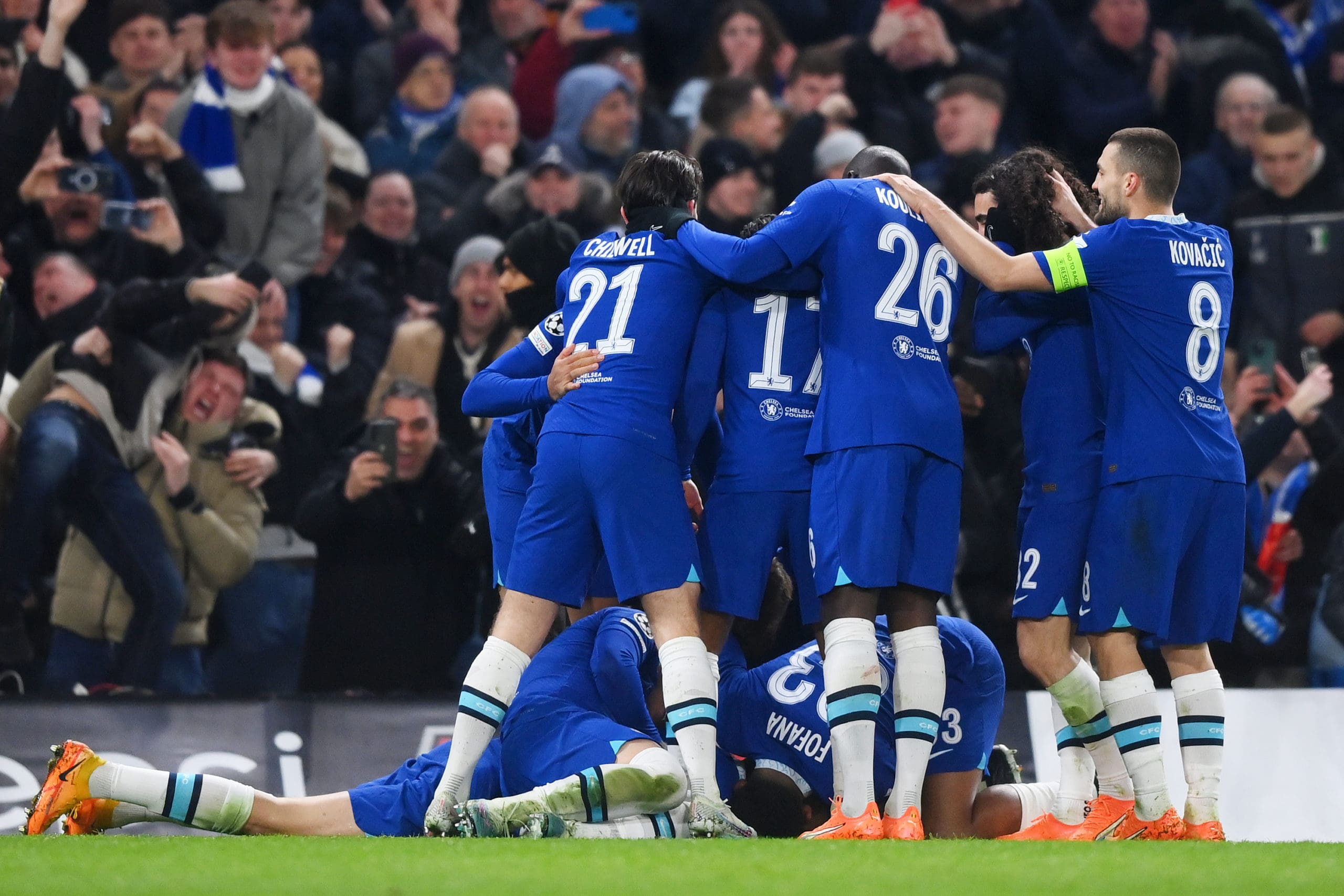 Champions: Chelsea y Benfica son los primeros en avanzar a los cuartos de final