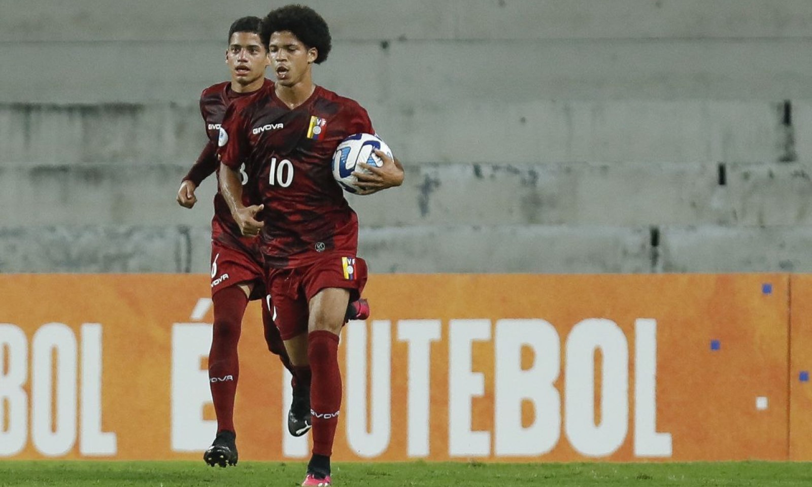 David Martínez, figura de la Vinotinto en el Sudamericano sub 17. Foto: Conmebol.