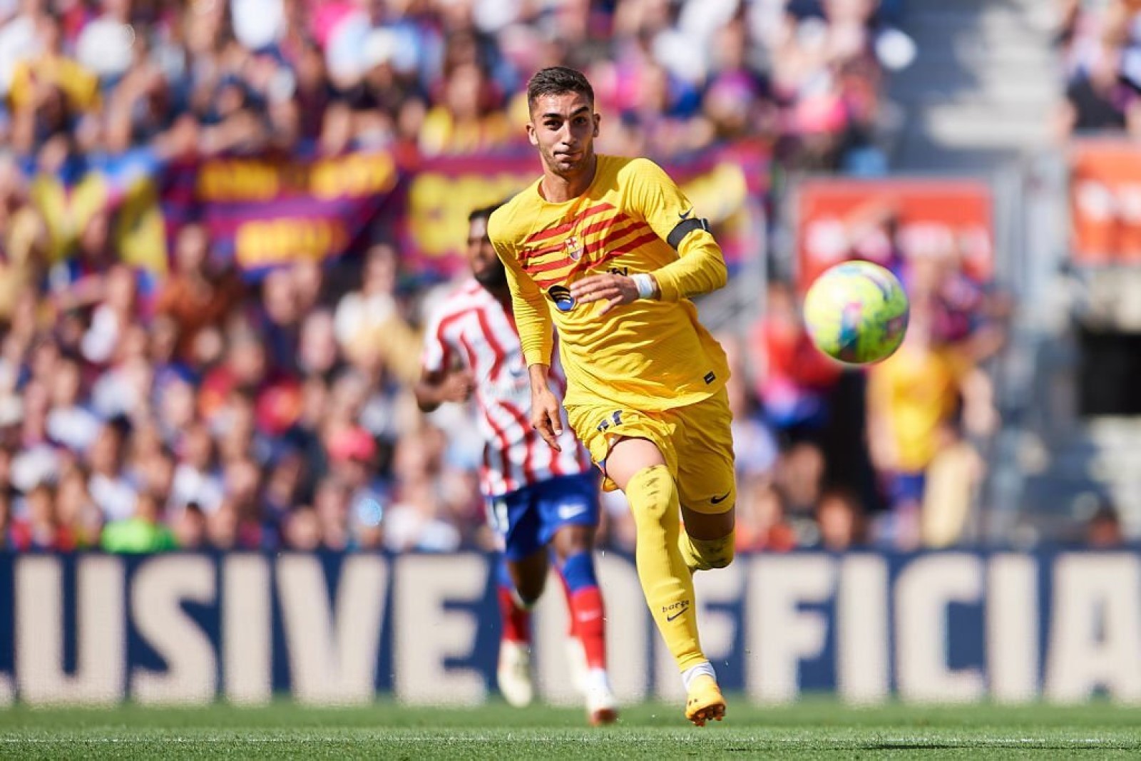 Ferran Torres, autor del gol del triunfo de Barcelona sobre Atlético de Madrid. 