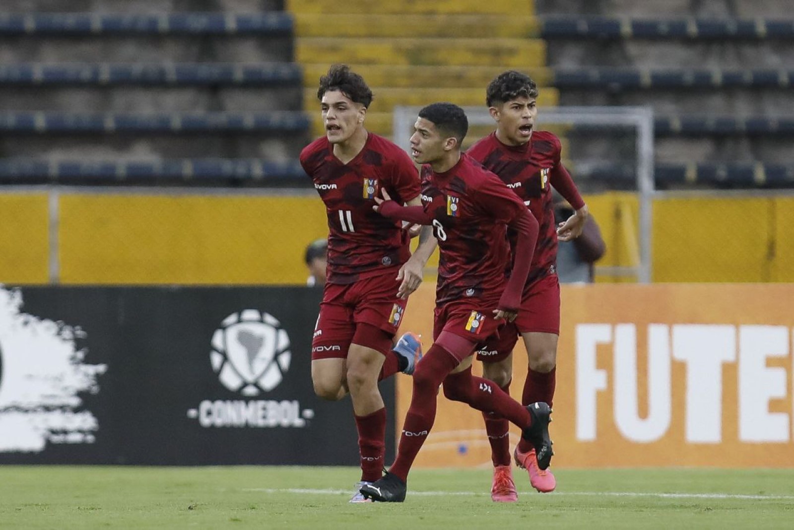 Juan Arango Jr. anotó el gol del descuento de Venezuela ante Brasil. Foto: Conmebol