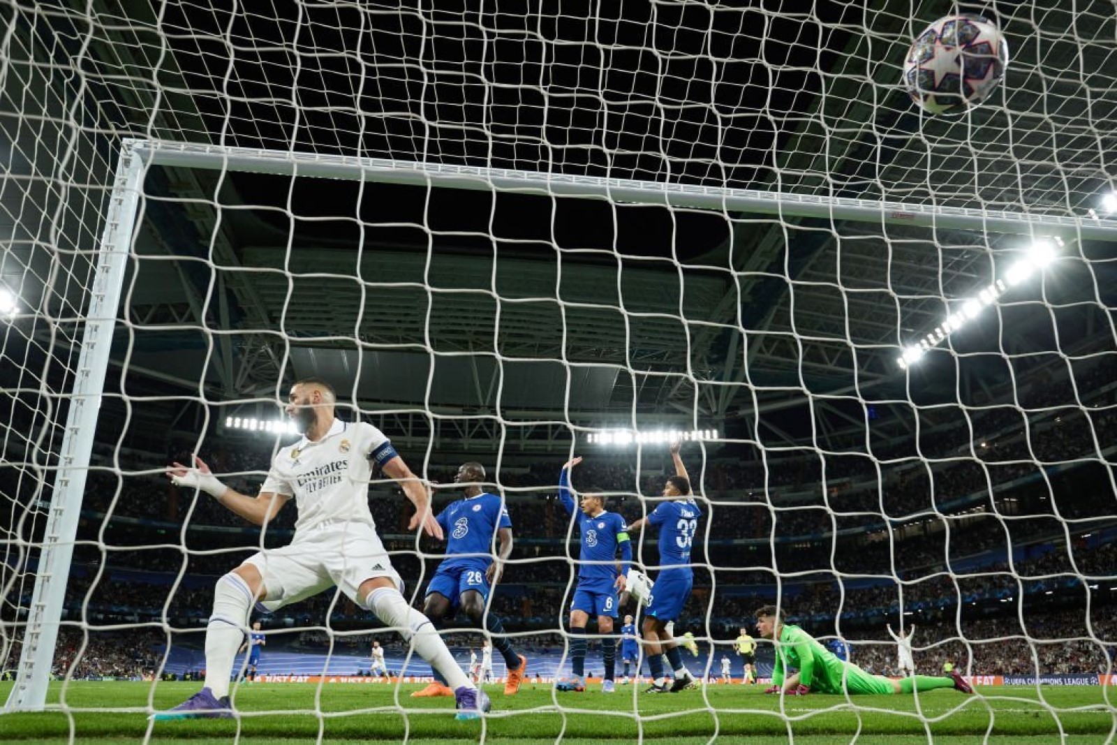 Karim Benzema decidió el triunfo de Real Madrid ante Chelsea.