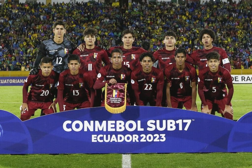 Venezuela terminó en el cuarto lugar del Sudamericano sub 17. Foto: Conmebol.