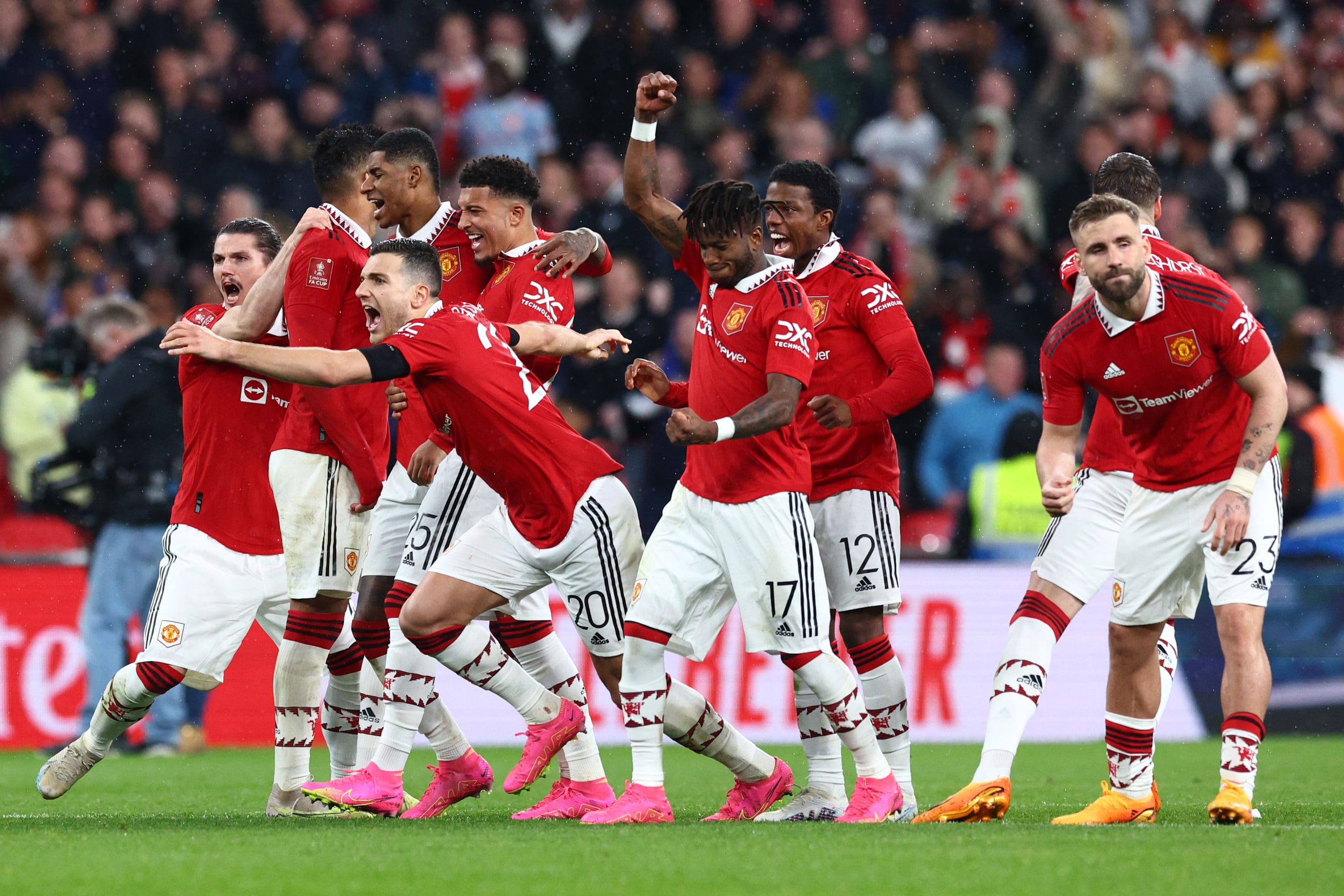 Manchester United venció al Brighton y veremos  Derbi de Manchester en la Gran Final de la FA CUP