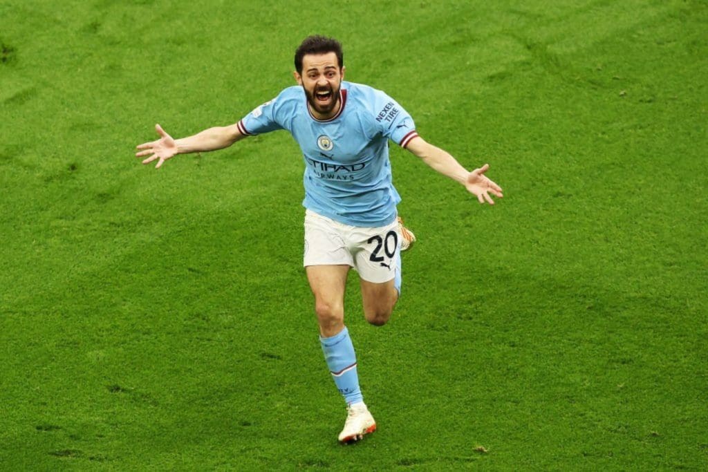 Bernardo Silva marcó doblete en el triunfo de Manchester City sobre Real Madrid.