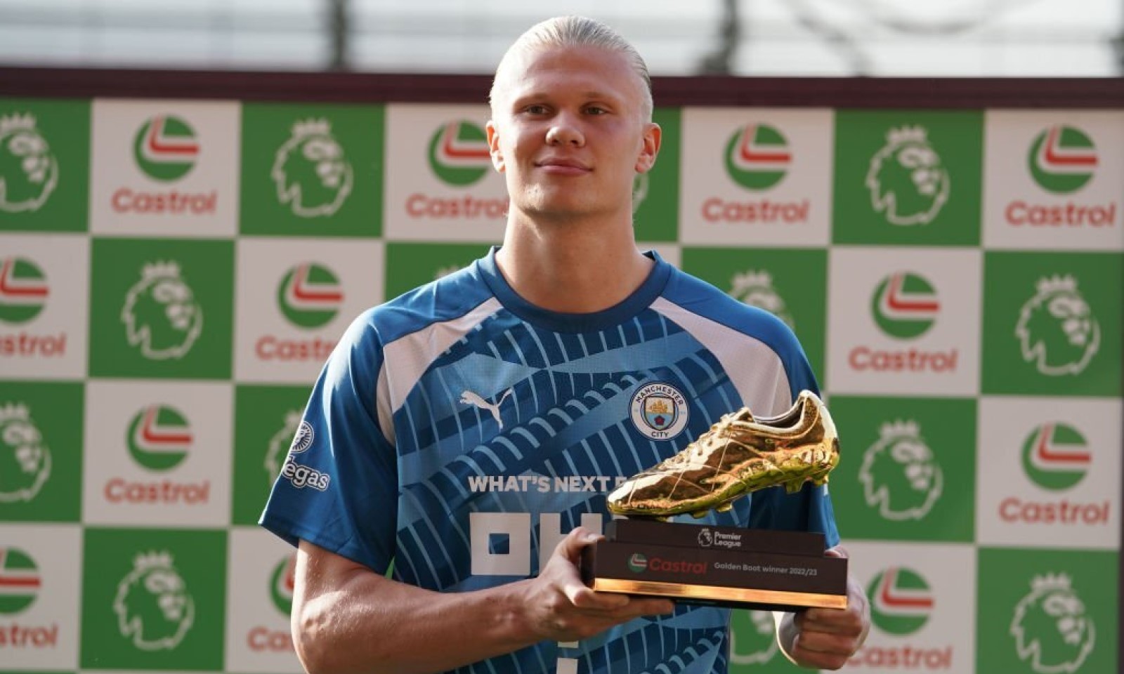 Erling Haaland, líder goleador de la Premier League.