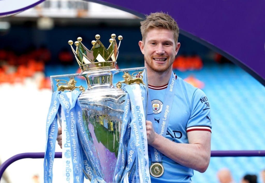 Kevin de Bruyne, el rey de las asistencias en Manchester City.