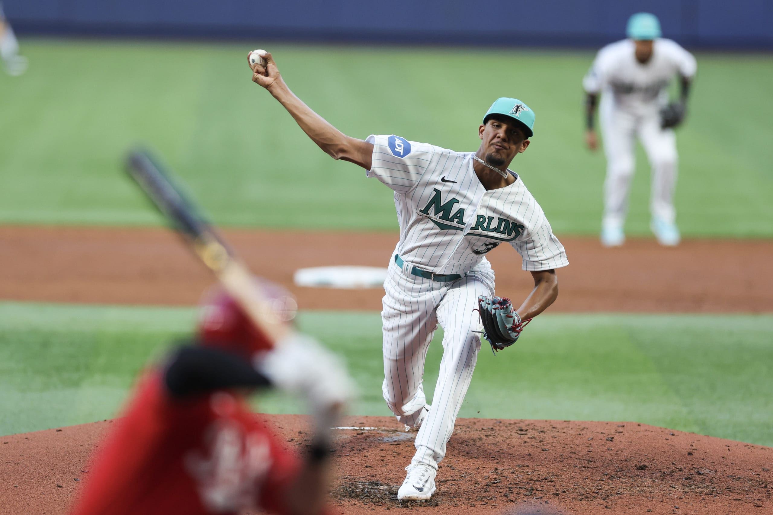 Eury Pérez y un prometedor debut en Grandes Ligas para el prospecto número 1 de los Marlins