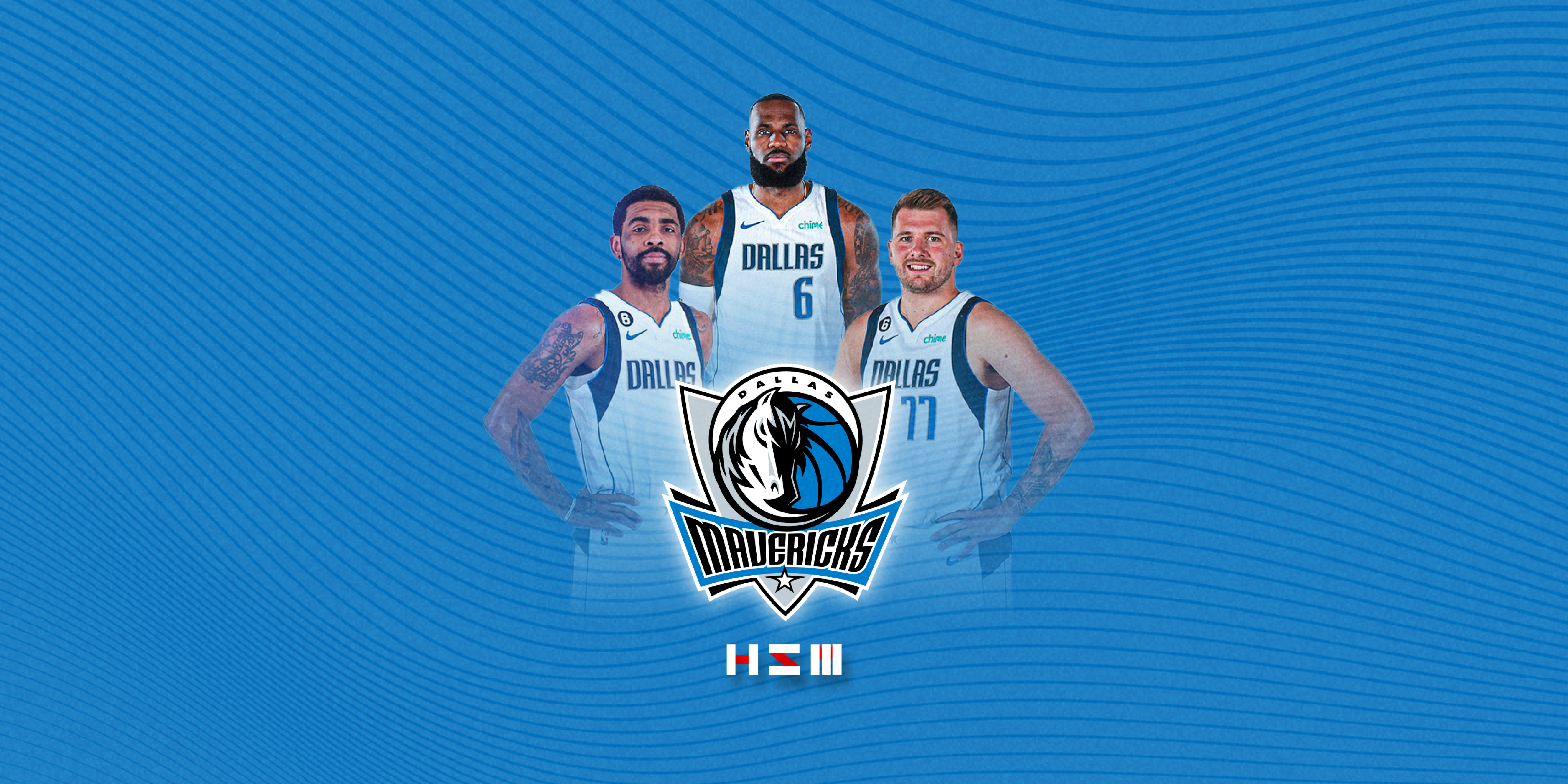 Irving, LeBron James y Luka Doncic juntos. ¿Se lo imaginan?