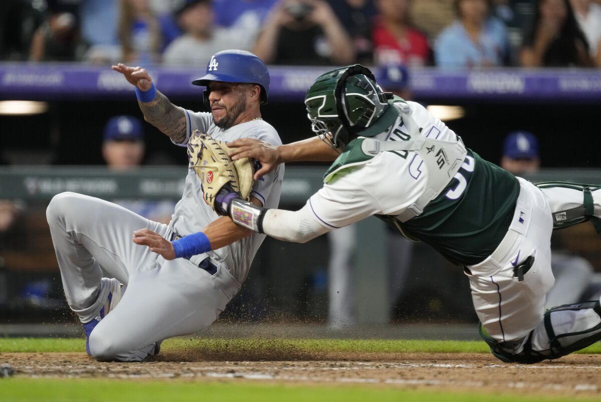 Los Rockies se quedan con el segundo de la serie ante los Dodgers