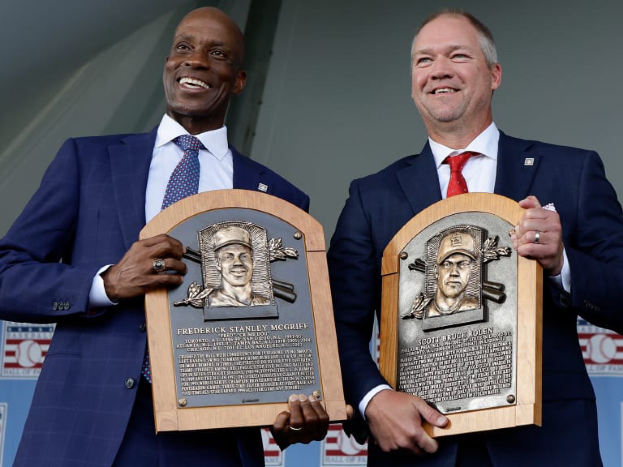 Scott Rolen y Fred McGriff fueron exaltados al Salón de la Fama de Cooperstown