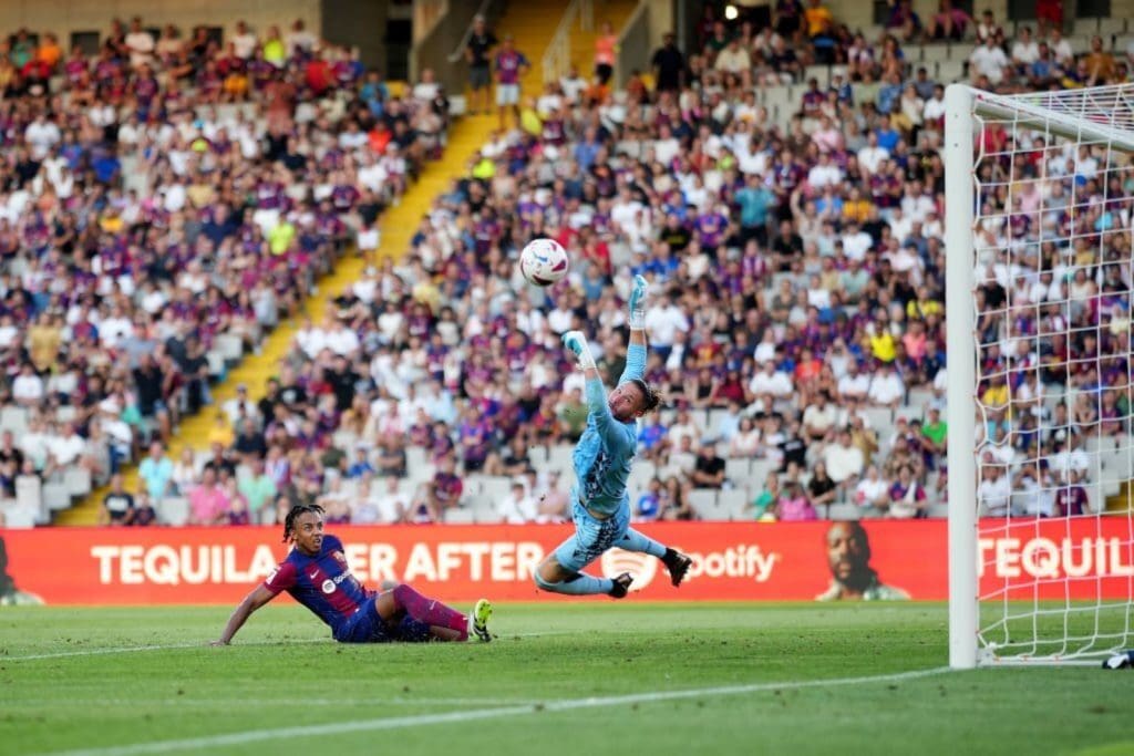 Jeremías Ledesma fue la pesadilla para el Barcelona.