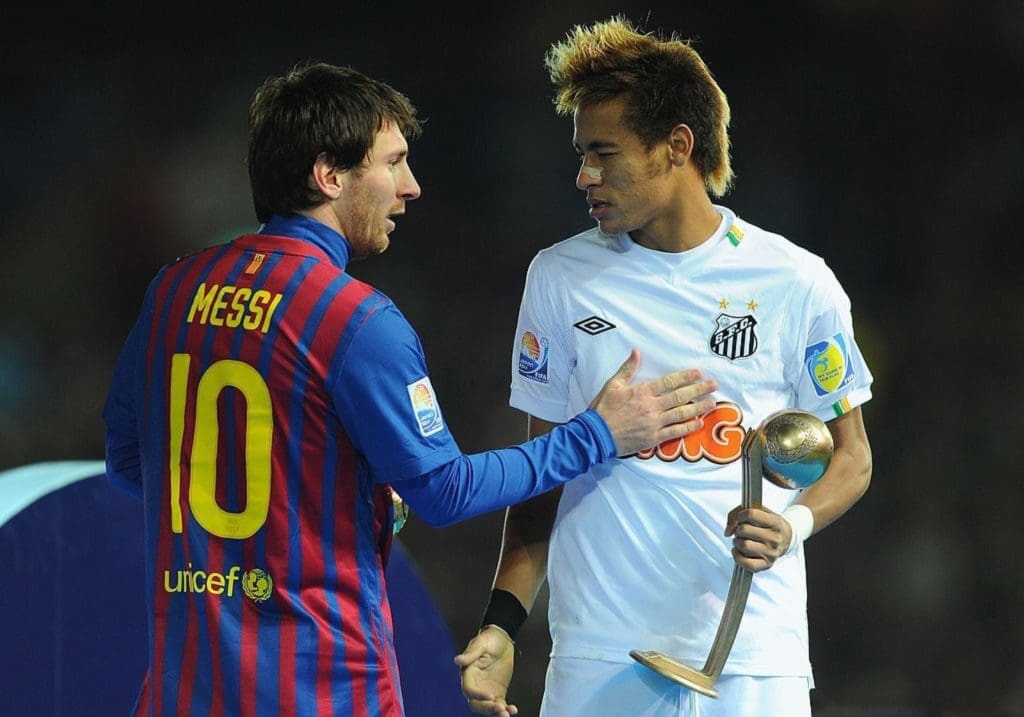 Lionel Messi y Neymar.