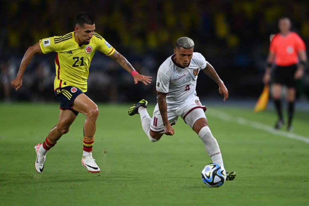 Darwin Machís fue el más peligroso de la Vinotinto. Foto: Conmebol.