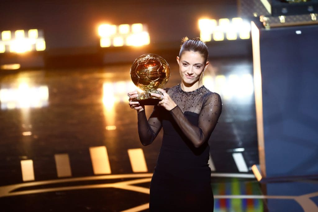 Aitana Bonmatí ganó el Balón de Oro femenino.