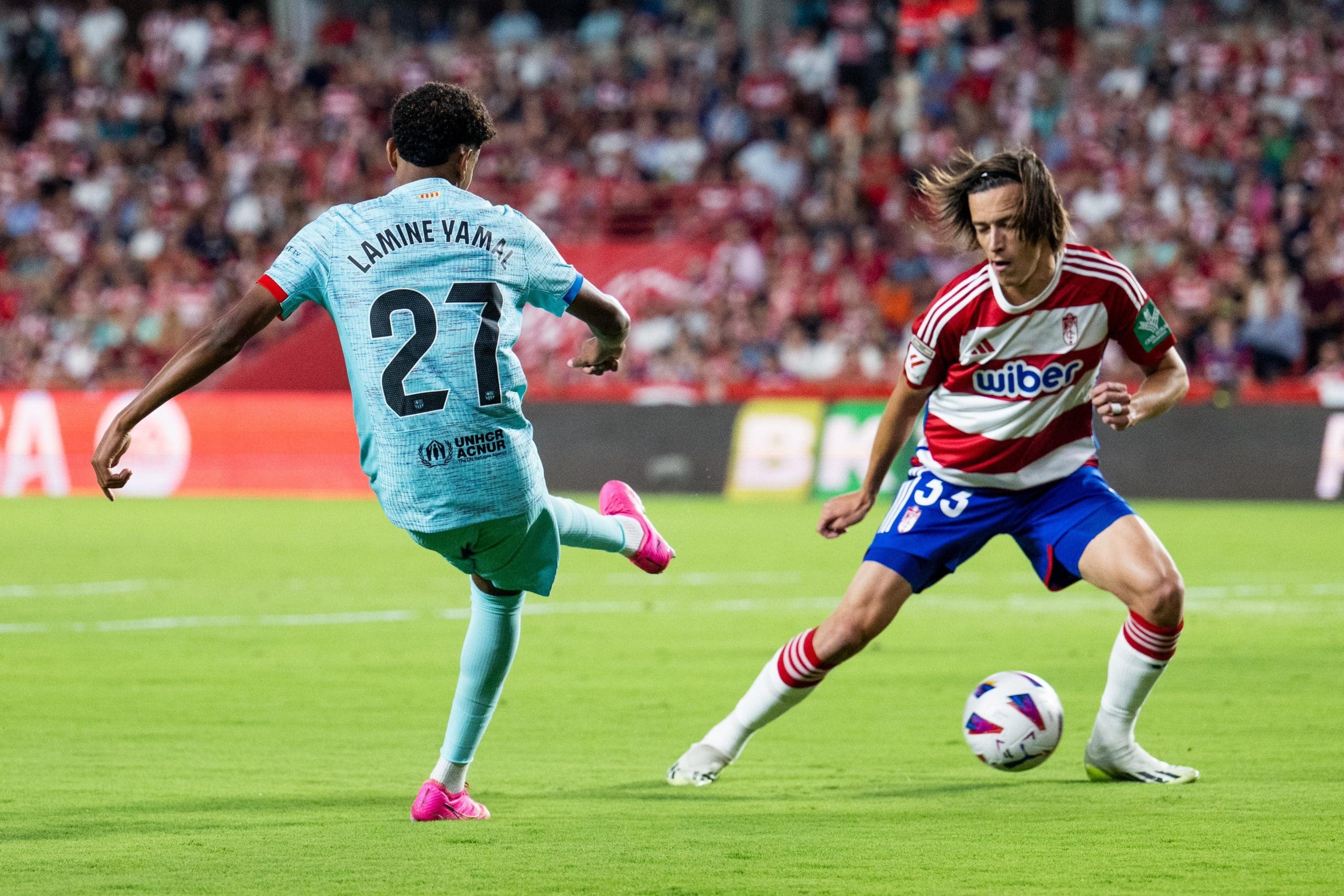 Lamine Yamal hizo historia el empate del Barcelona vs Granada