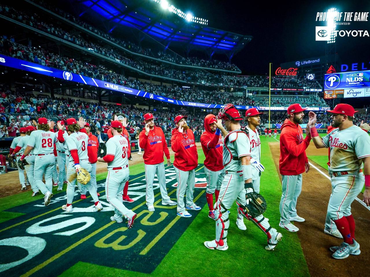 Phillies se llevó el Juego 1 de la Serie Divisional ante Braves