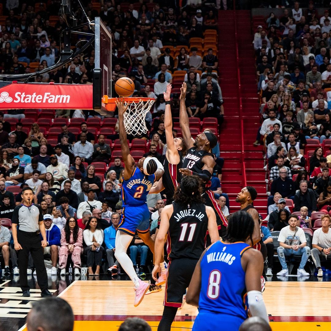 El Thunder fue una tormenta en su visita a Miami