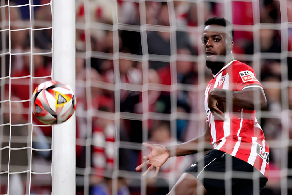 Iñaki Williams, uno de los héroes del Athletic Club de Bilbao ante Barcelona.