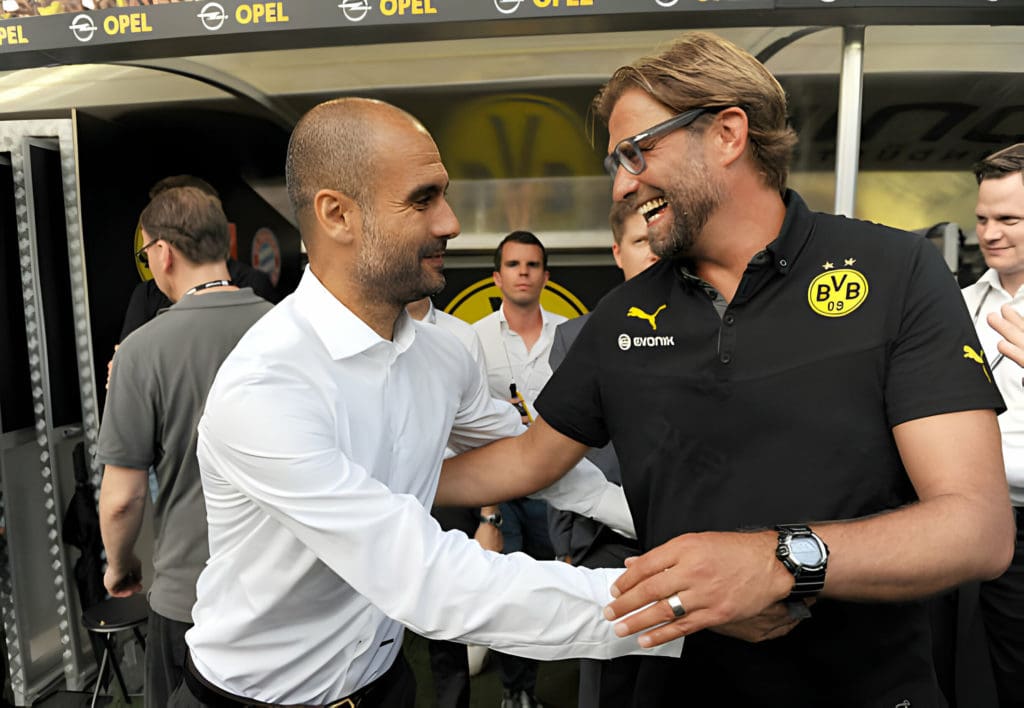 Jürgen Klopp vs Pep Guardiola.