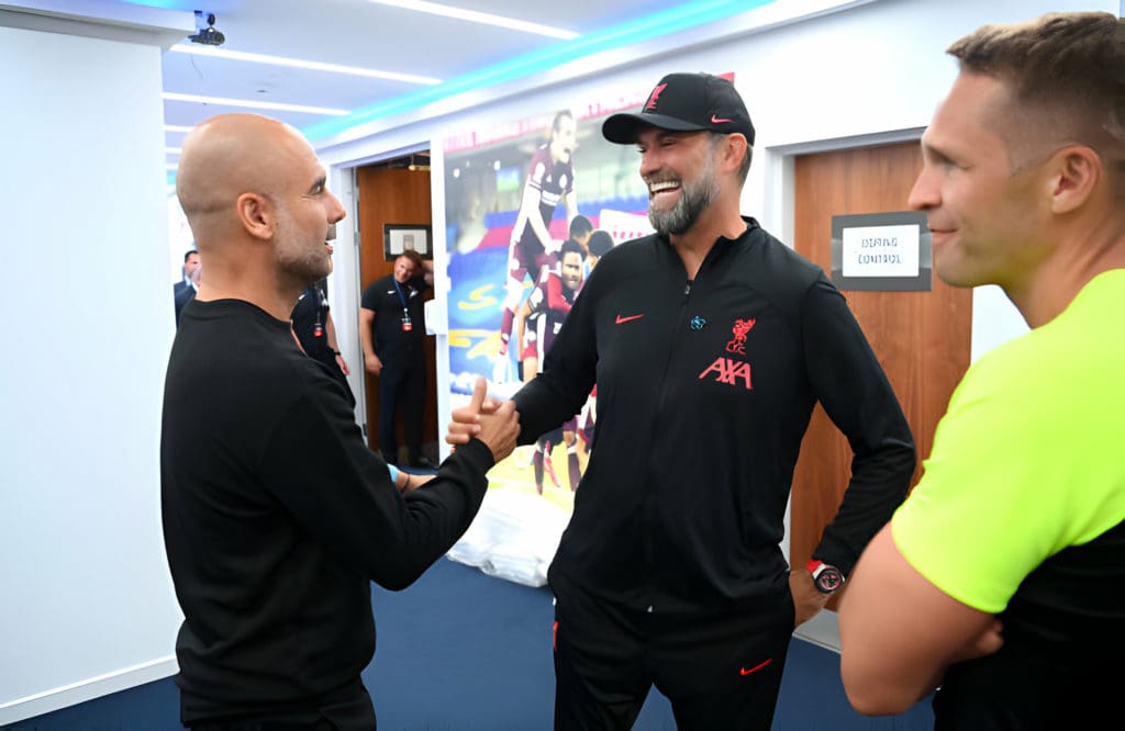 Jürgen Klopp vs Pep Guardiola.