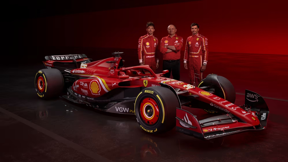 F1: Ferrari revela el SF-24 de Leclerc y Sainz