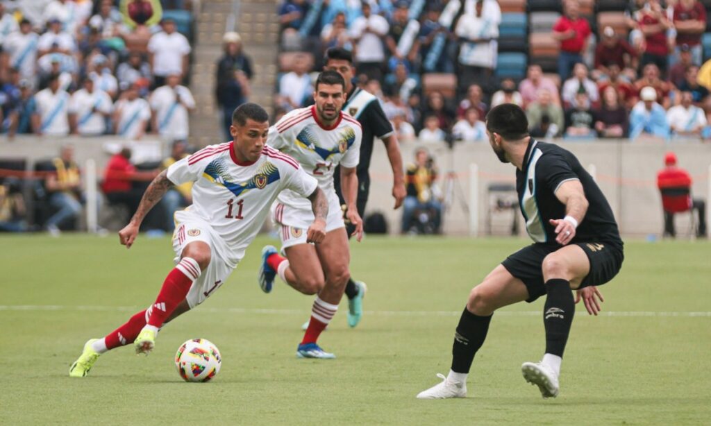 Darwin Machís en el Venezuela 0-0 Guatemala. Foto: FVF.