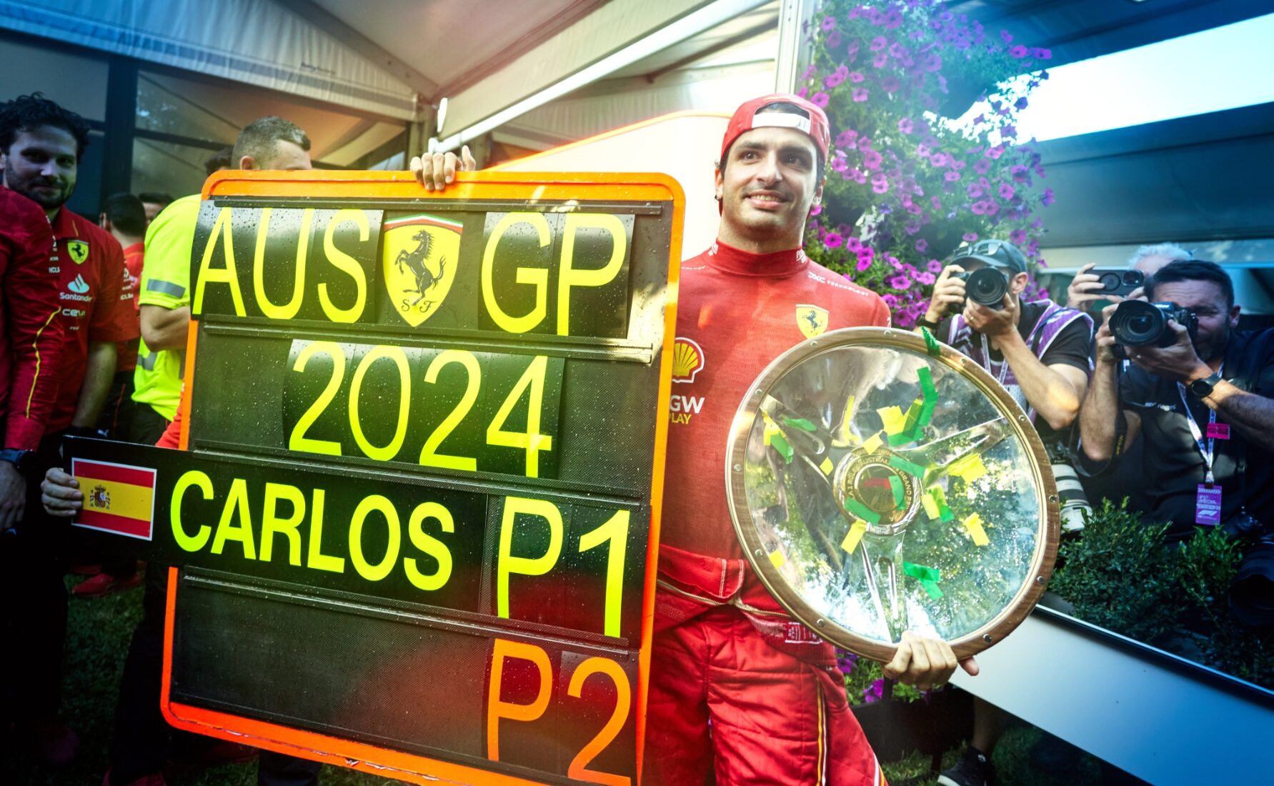 Carlos Sainz tras Australia «A veces la vida es genial»