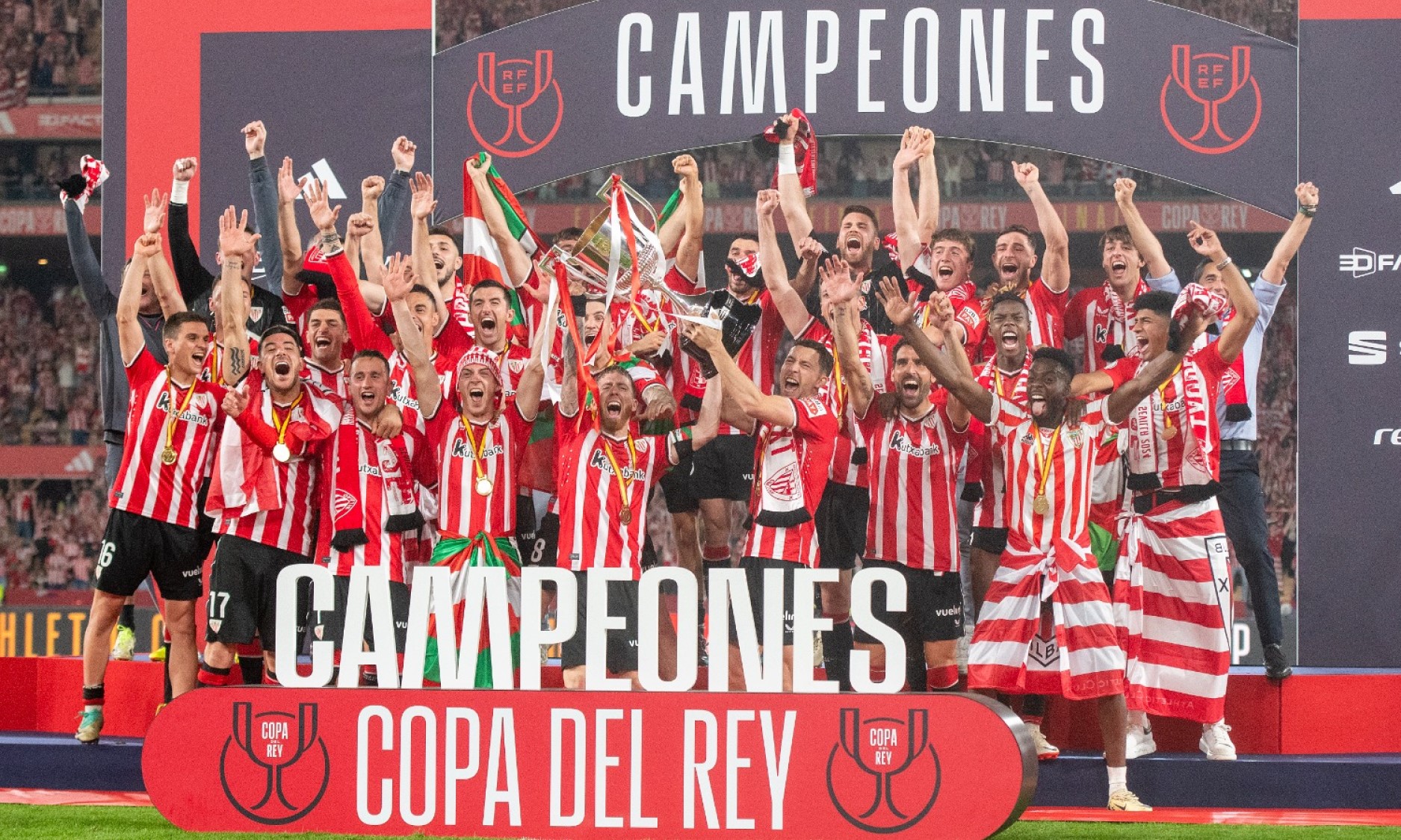 Athletic, campeón de Copa del Rey tras 40 años de sequía