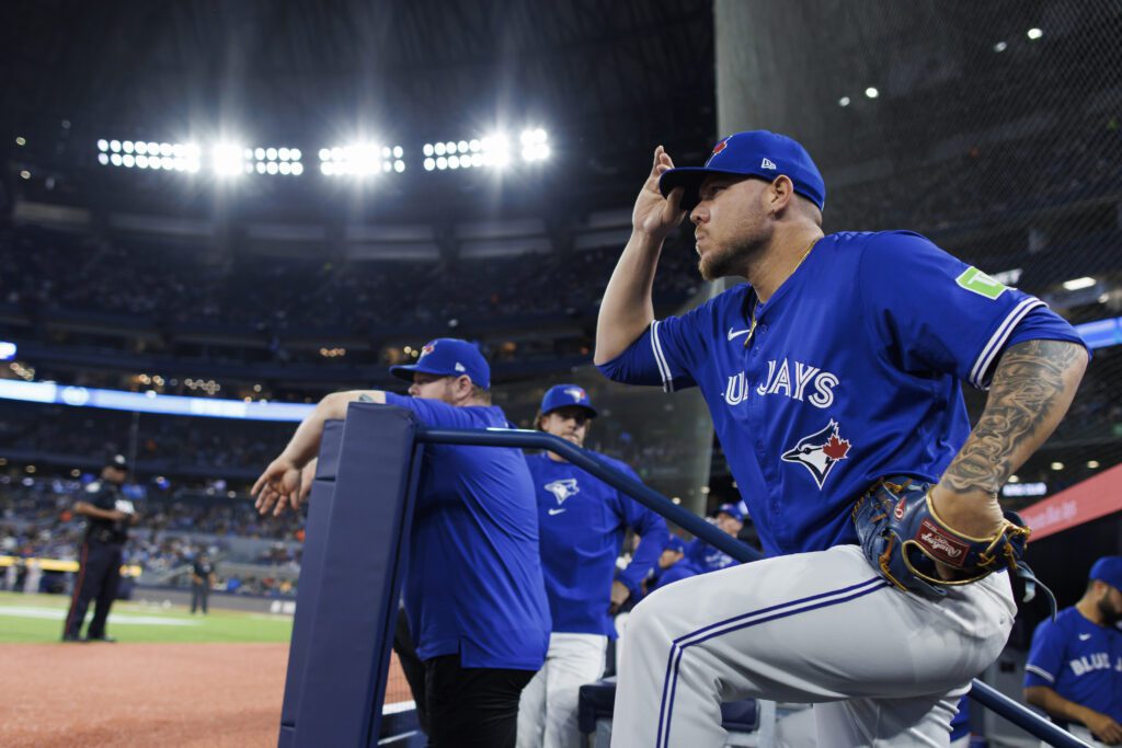 Yariel Rodríguez antes de iniciar su debut con los Toronto Blue Jays.