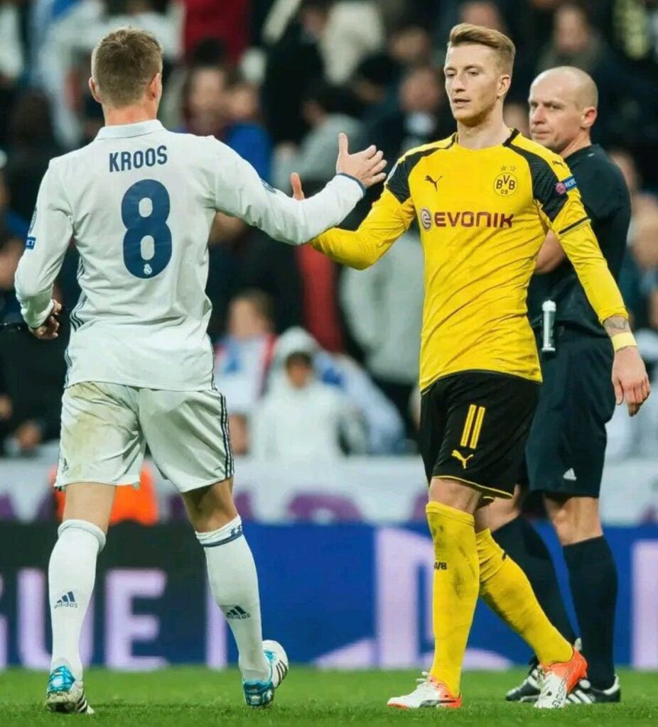 Toni Kroos y Marco Reus. 