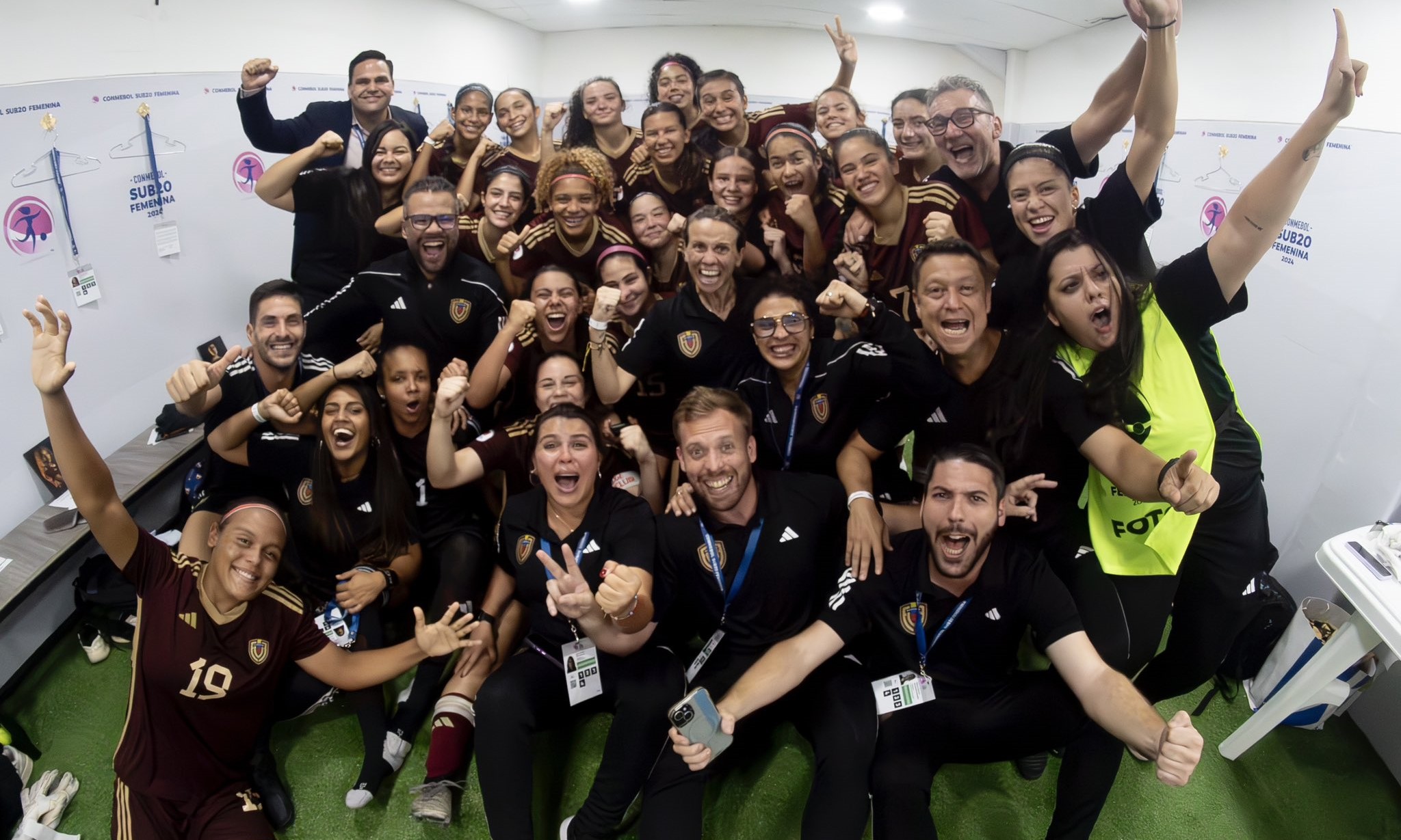 Venezuela clasificó al Mundial femenino sub 20 de la FIFA. Foto: FVF.