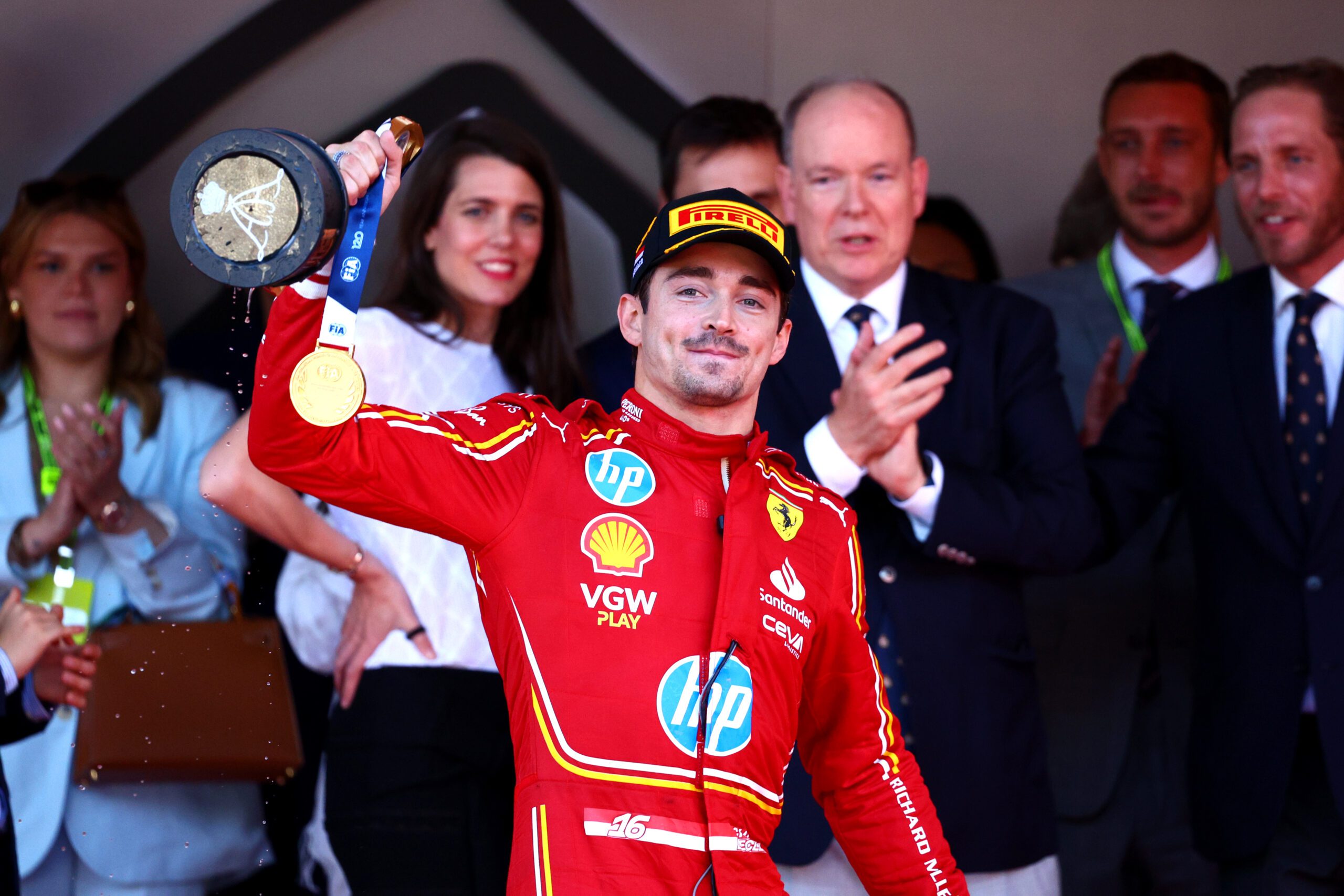 Charles Leclerc hace historia en casa y gana el GP de Mónaco 2024