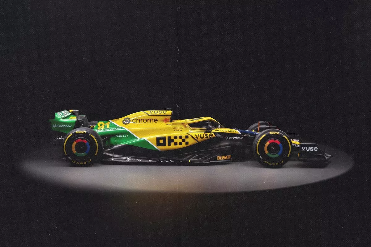 McLaren lucirá un diseño en tributo a Senna en el GP de Mónaco 2024