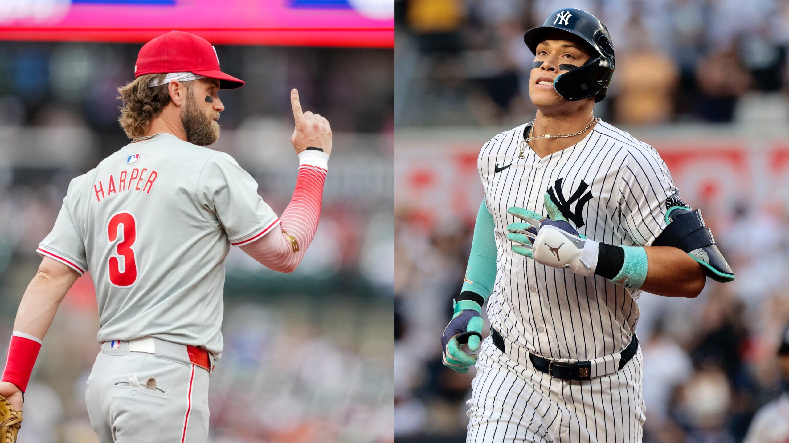 MLB: Aaron Judge y Bryce Harper reciben la mayor cantidad de votos para el Juego de Estrellas 2024