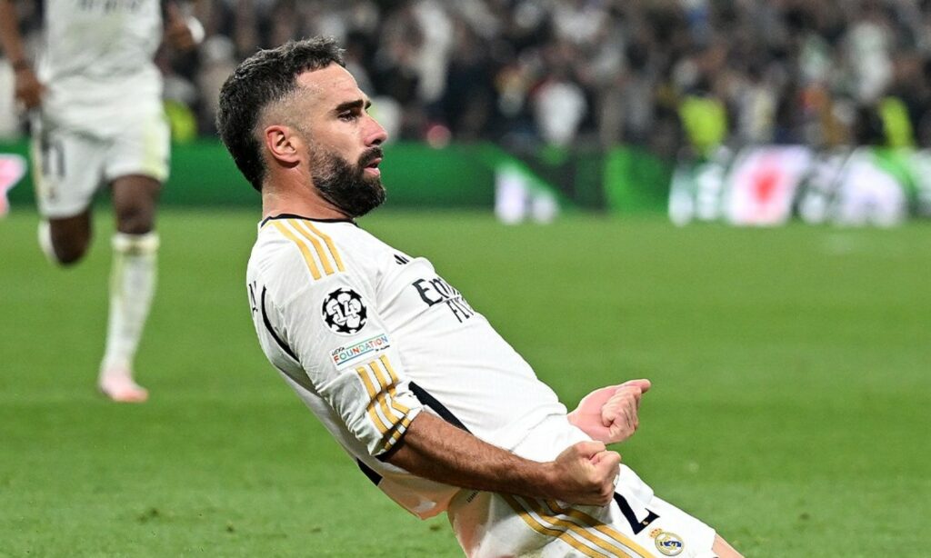 Dani Carvajal abrió el marcador para Real Madrid.