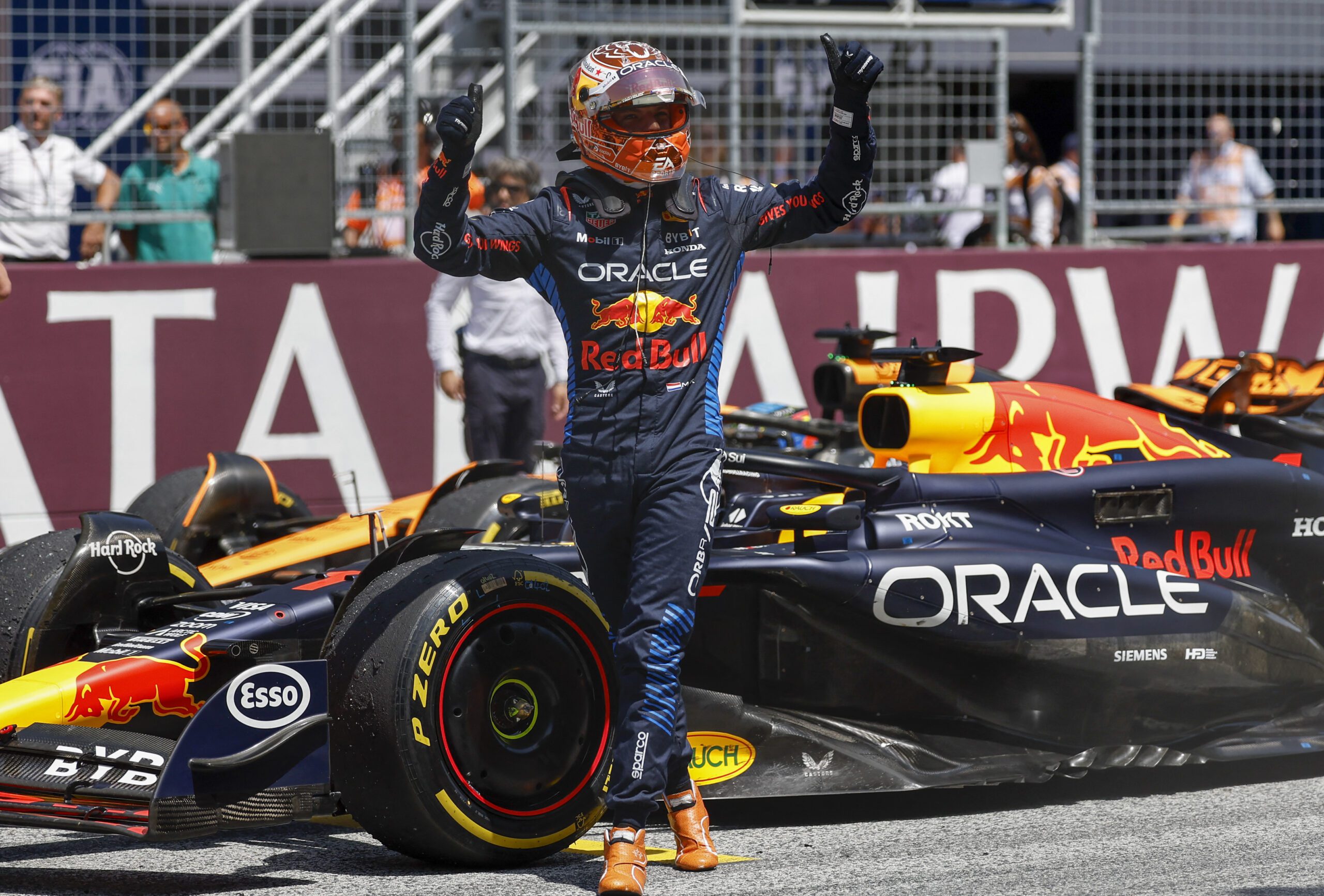 Max Verstappen vence a los McLaren y triunfa en la  sprint del GP de Austria