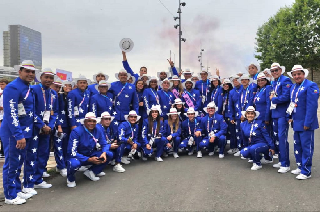 Venezuela brilla en la ceremonia inaugural de Paris 2024