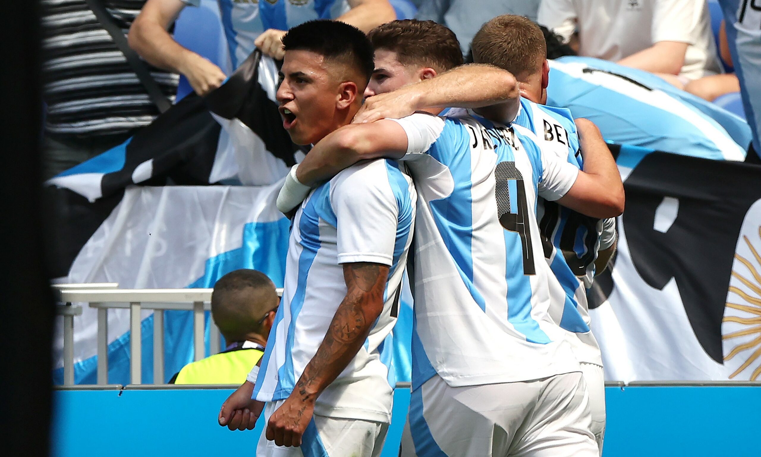 Argentina 3-1 Irak: primera victoria albiceleste en París 2024